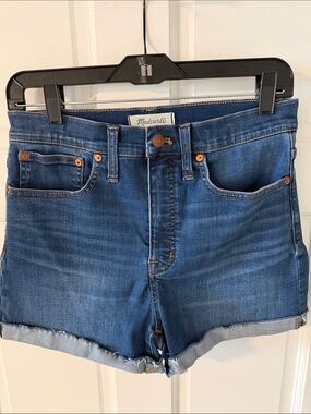 Madewell High-Rise Denim Shorts in Danny Wash: TENCEL™ Denim Edition Size 28